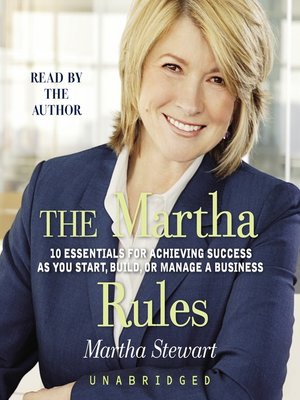 cover image of The Martha Rules